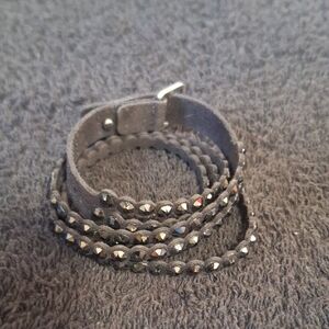 Swarovski Black Crystal Bracelet Power Collection Adjustable